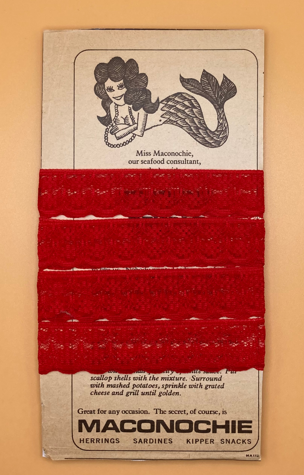 Red Nylon Lace