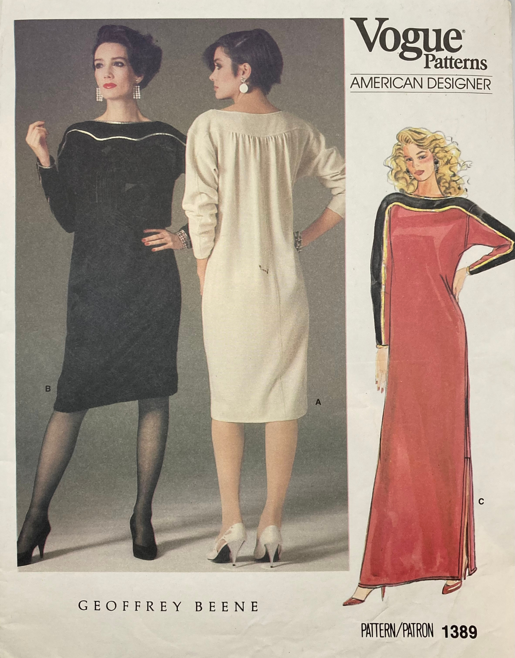 Sewing Pattern: Vogue 1389