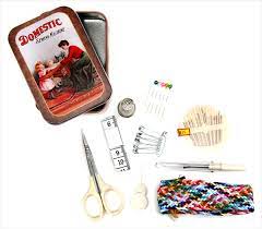 Vintage Style Tin Sewing Kit