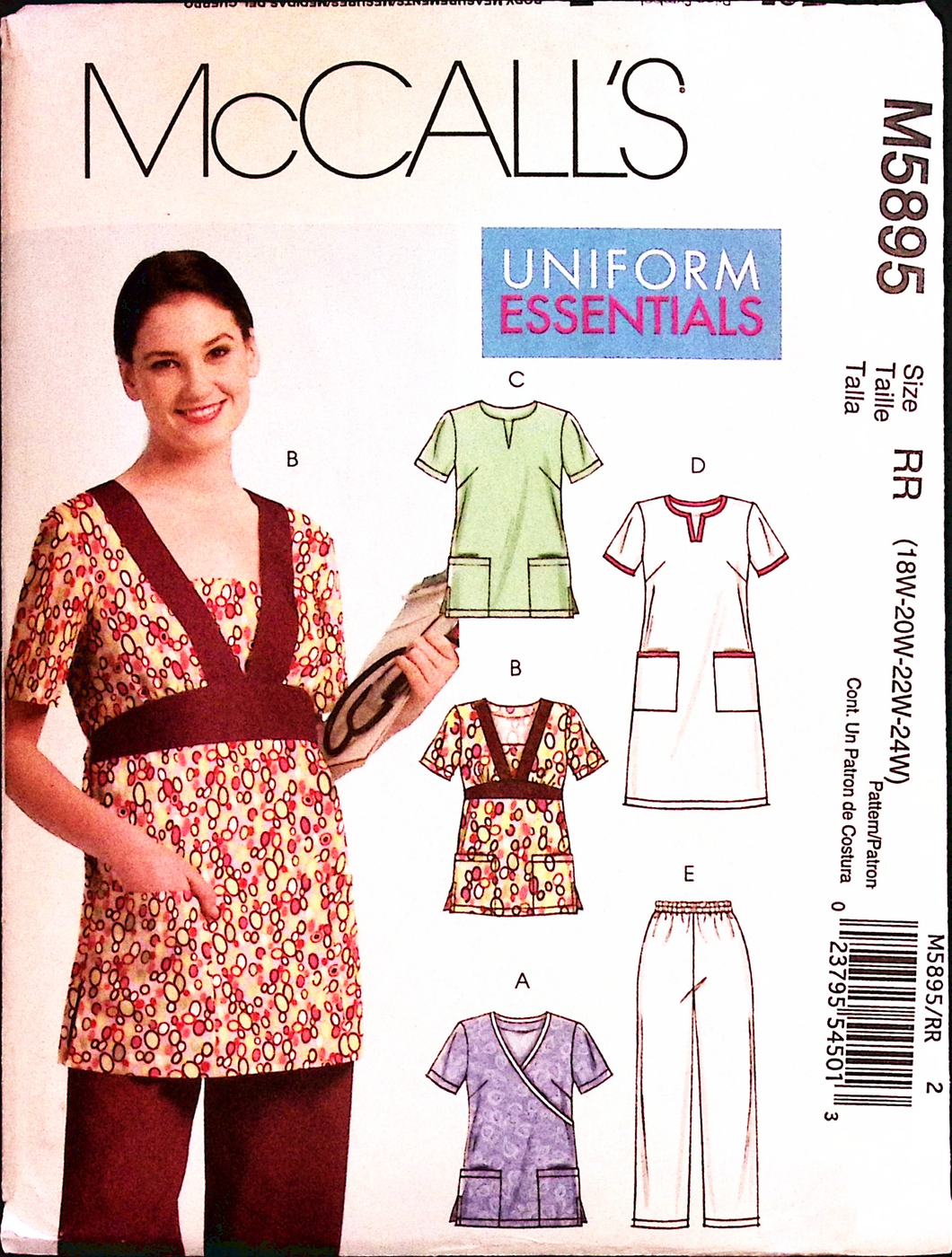 Sewing Pattern: McCalls M5895