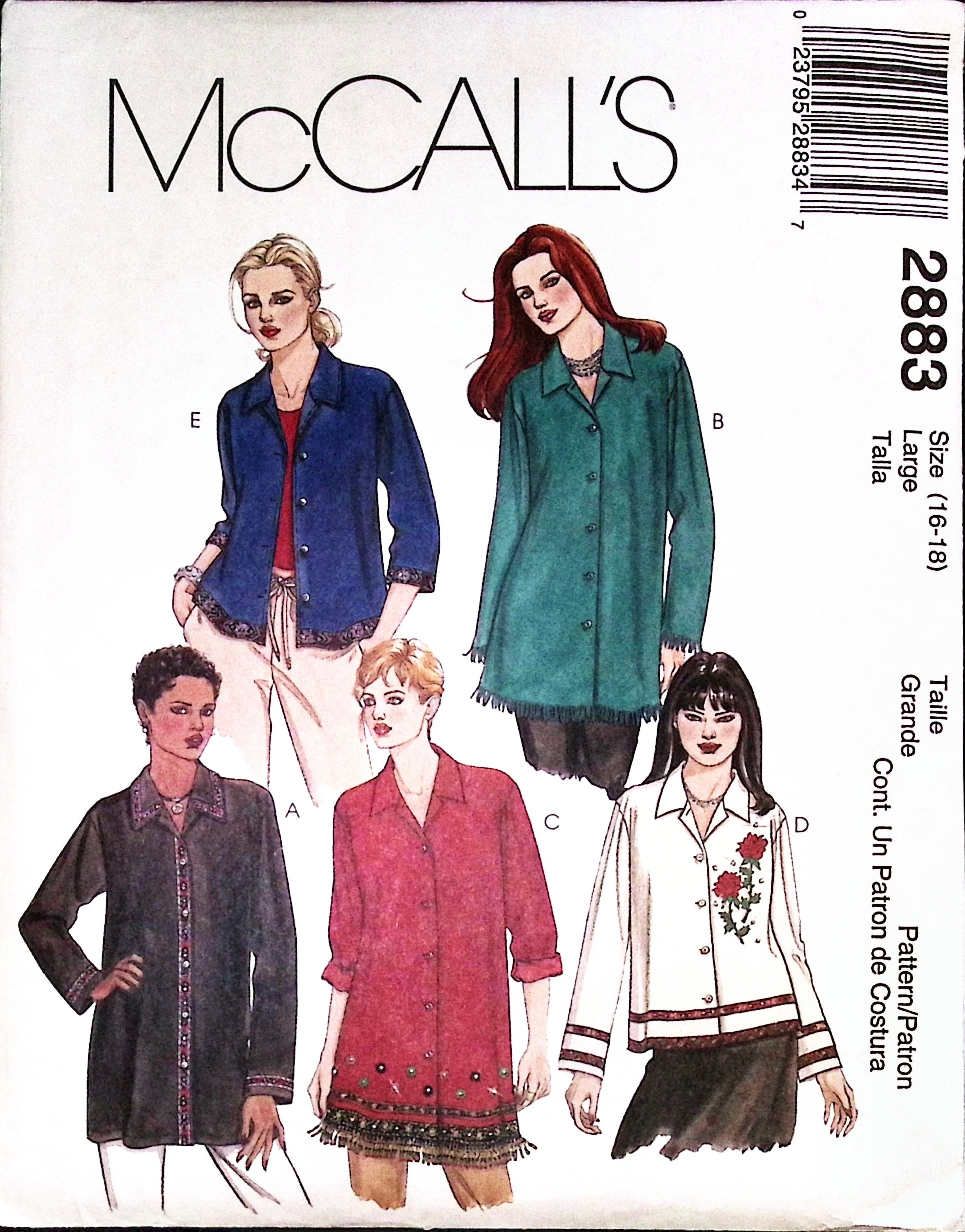 Sewing Pattern: McCalls 2883 – Vintage Stitch Australia