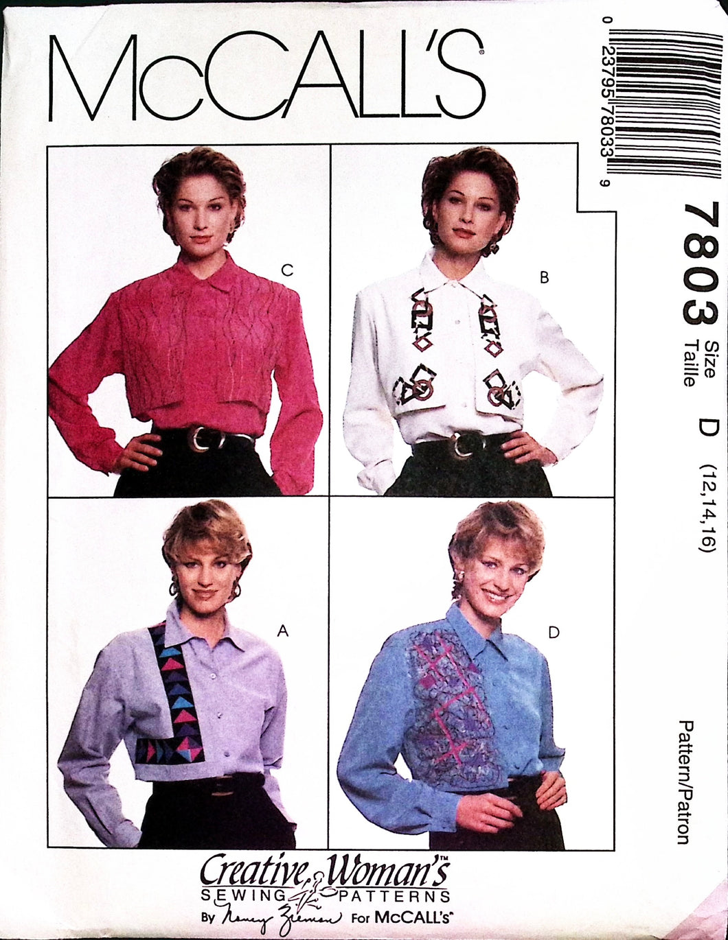 Vintage Sewing Pattern: McCalls 7803