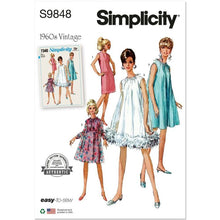 Load image into Gallery viewer, Reproduction Sewing Pattern: Simplicity S9848
