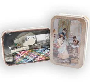 Vintage Style Tin Sewing Kit