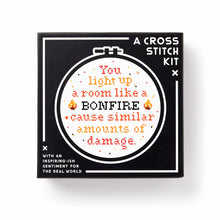 Load image into Gallery viewer, A Cross Stitch Kit by Brass Monkey-You Light up a Room
