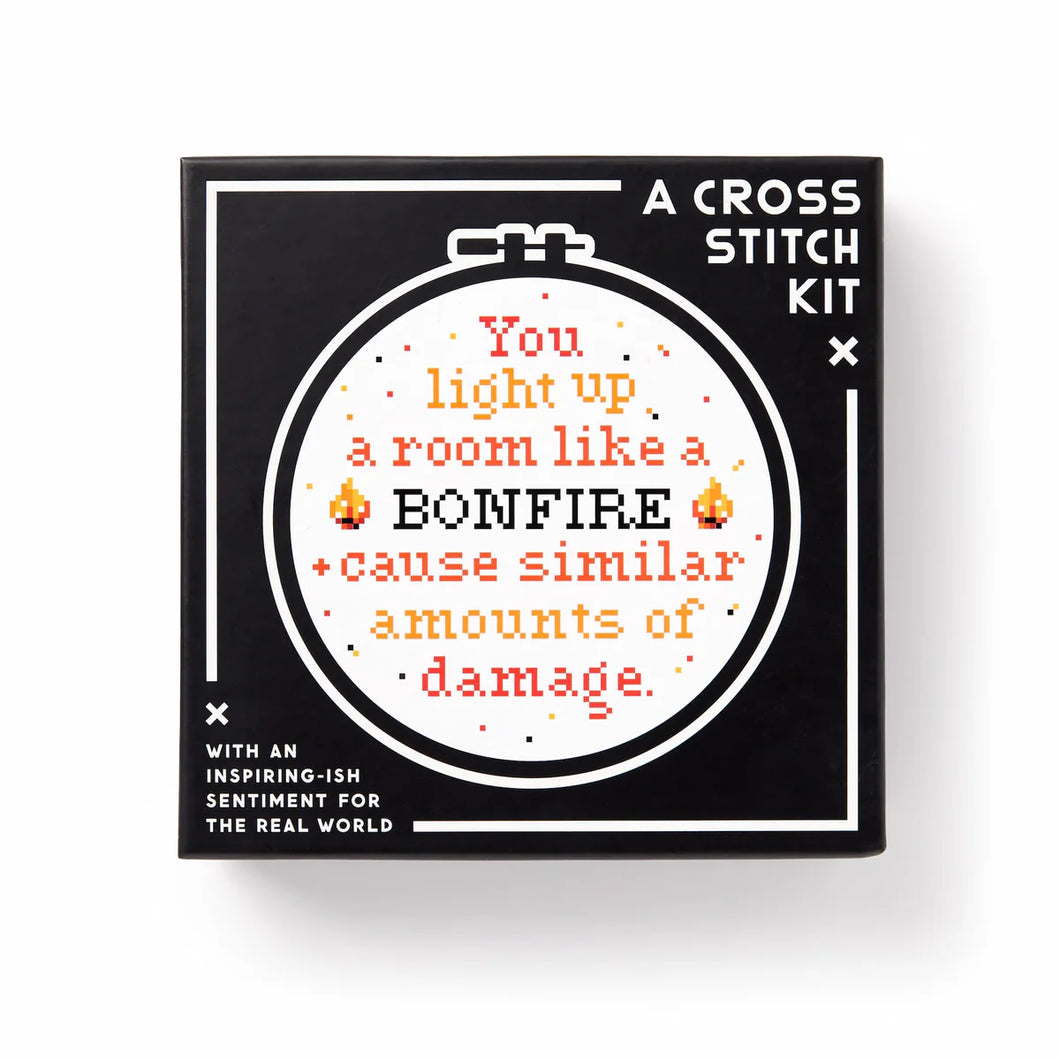 A Cross Stitch Kit by Brass Monkey-You Light up a Room
