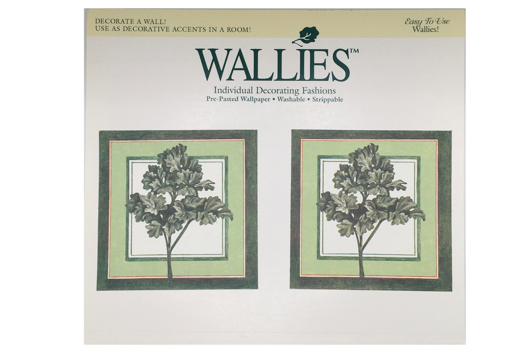Pre-Pasted Decorative Wallpaper Accents.
