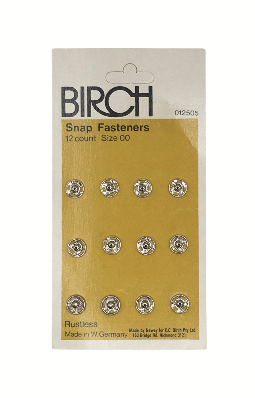 Birch Snap Fasteners