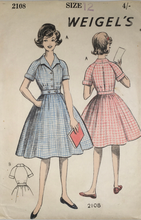 Load image into Gallery viewer, 1950&#39;s Vintage Sewing Pattern: Weigel&#39;s 2108
