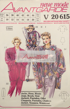 Load image into Gallery viewer, 1980’s Vintages Sewing Pattern: Neue Mode Avantgarde V206125
