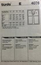 Load image into Gallery viewer, 1994 Vintage Sewing Pattern: Burda 4076
