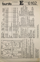 Load image into Gallery viewer, 1986 Vintage Sewing Pattern: Burda 6162
