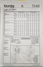 Load image into Gallery viewer, 2012 Sewing Pattern: Burda 7140
