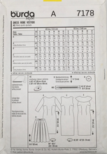 Load image into Gallery viewer, 1950&#39;s Reproduction Sewing Patten: Burda 7178
