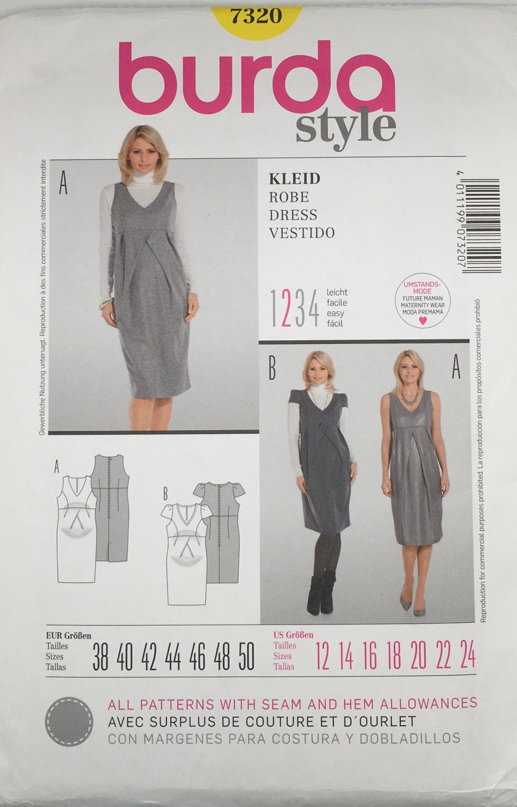 2011 Sewing Pattern: Burda 7320