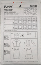 Load image into Gallery viewer, 2000 Sewing Pattern: Burda 9996
