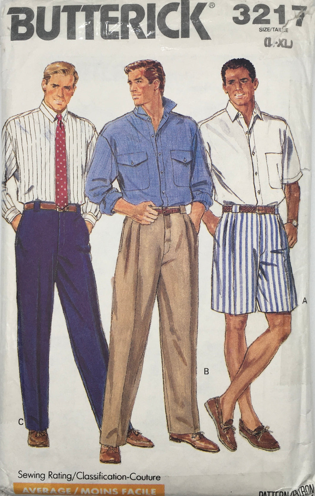 Vintage Sewing Pattern: Butterick 3217