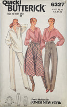 Load image into Gallery viewer, 1980’s Vintage Sewing Pattern: Butterick 6327
