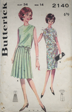 Load image into Gallery viewer, 1962 Vintage Sewing Pattern: Butterick 2140
