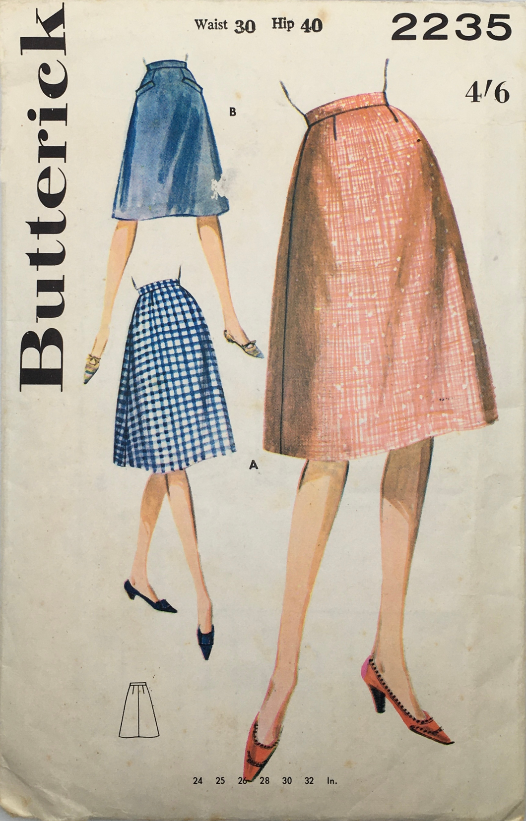 1962 Vintage Sewing Pattern: Butterick 2235