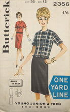 Load image into Gallery viewer, 1960&#39;s Vintage Sewing Pattern: Butterick 2356
