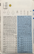 Load image into Gallery viewer, 1989 Vintage Sewing Pattern: Butterick 3553
