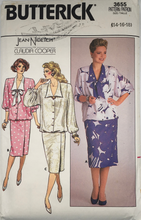 Load image into Gallery viewer, 1986 Vintage Sewing Pattern: Butterick 3655
