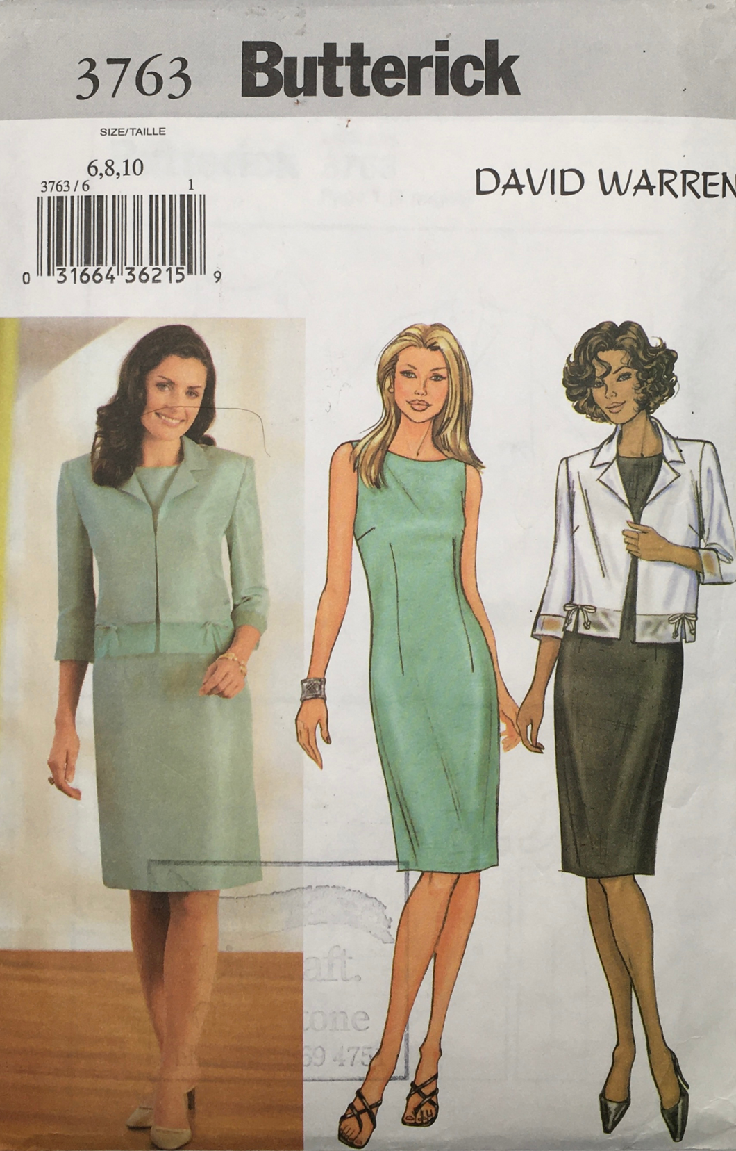 2003 Sewing Pattern: Butterick 3763