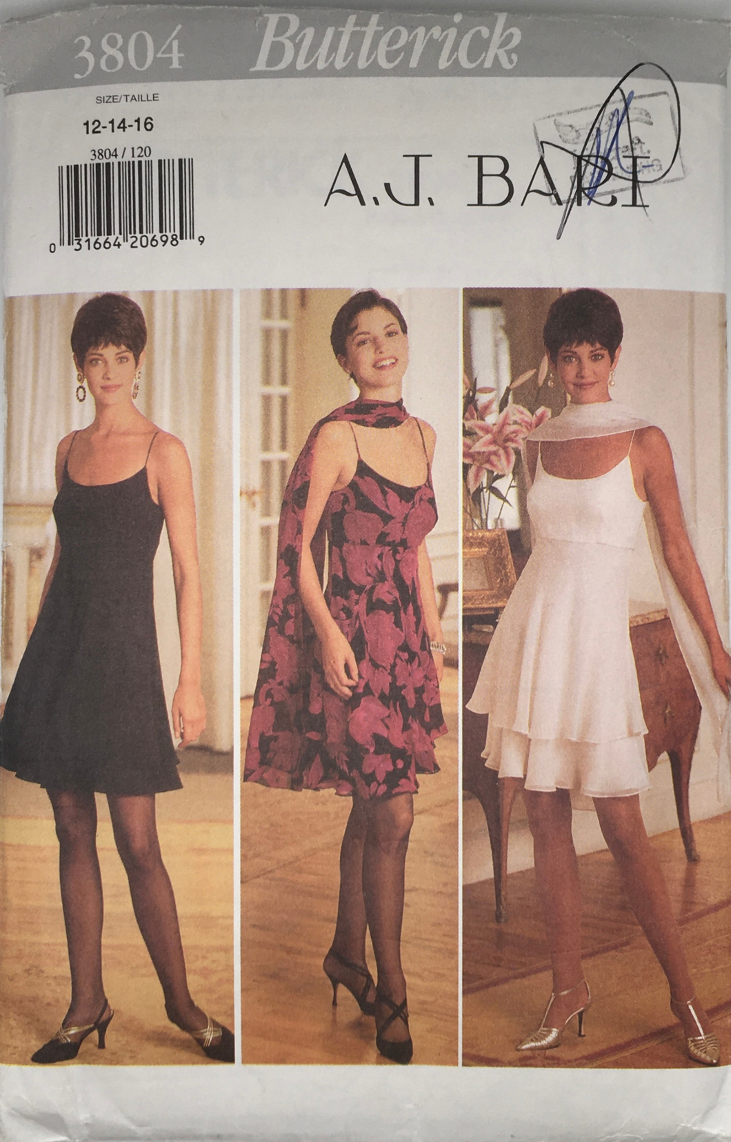 1994 Vintage Sewing Pattern: Butterick 3804