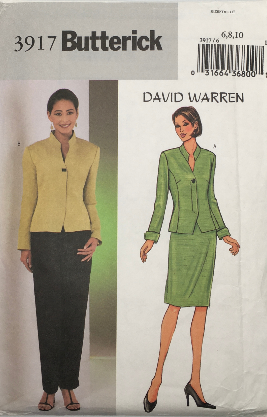 2003  Sewing Pattern: Butterick 3917