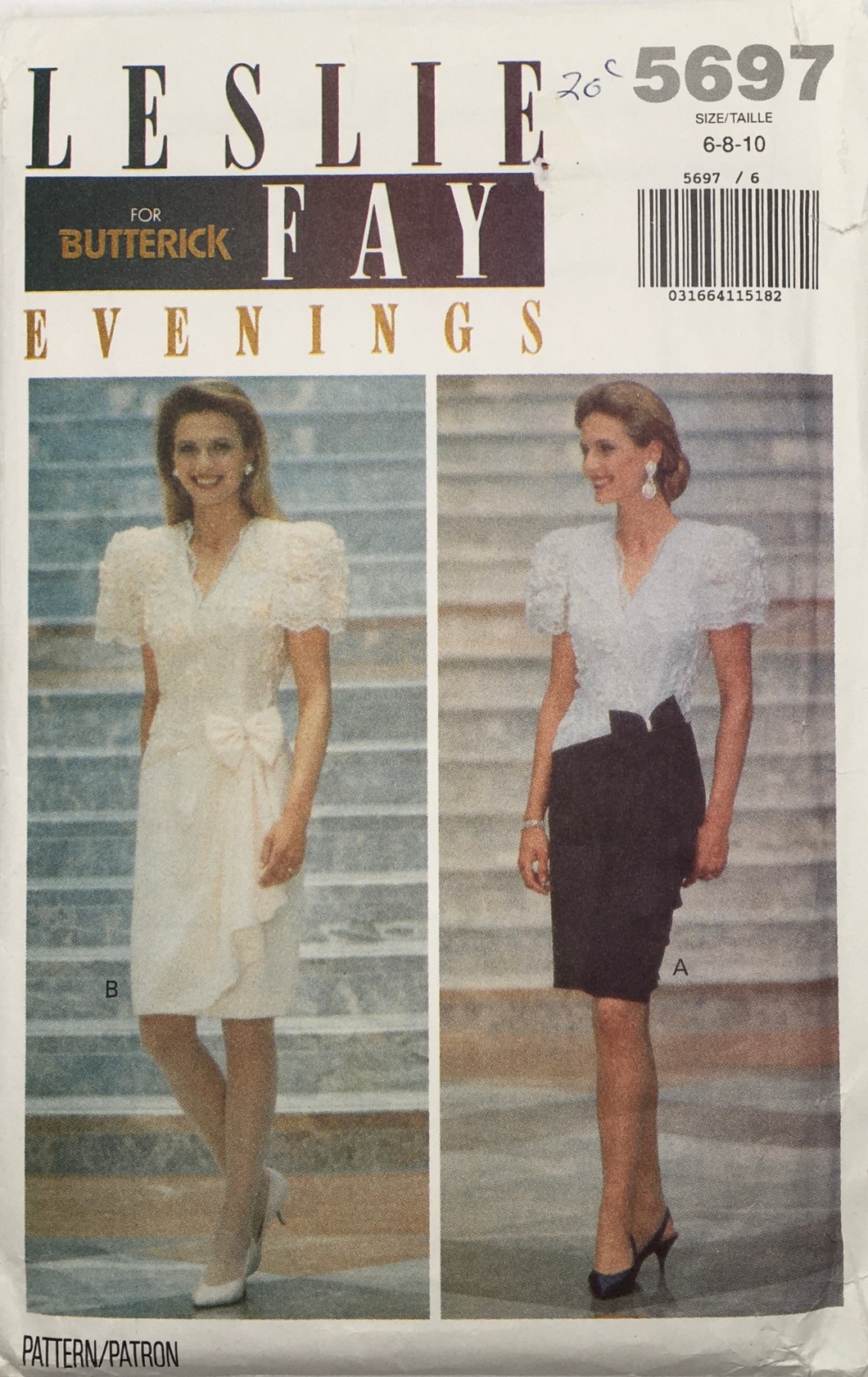 1991 Vintage Sewing Pattern: Butterick 5697