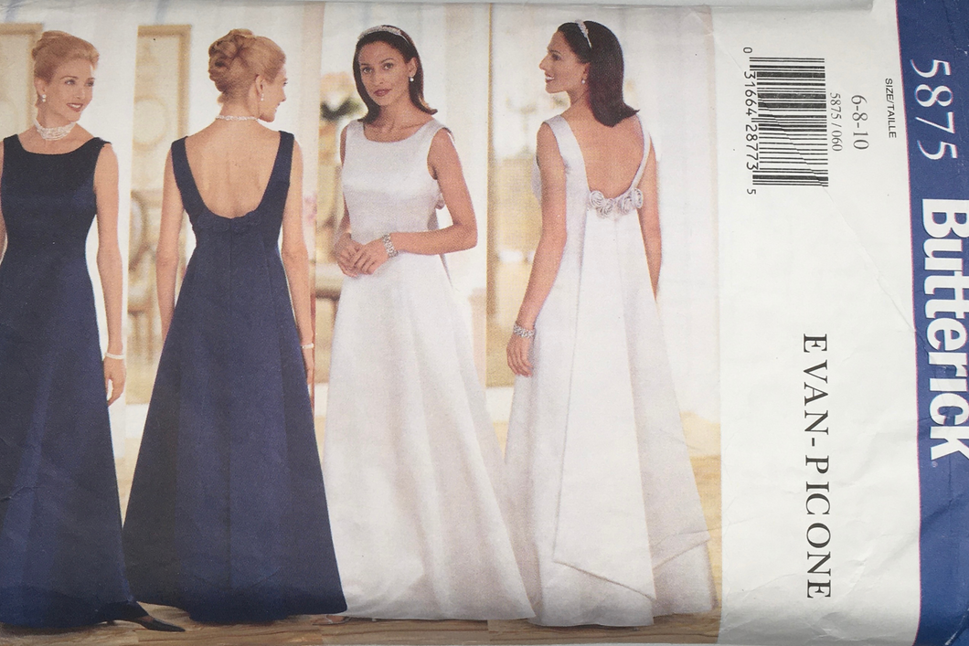 1998 Vintage Sewing Pattern: Butterick 5875