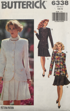 Load image into Gallery viewer, 1992 Vintage Sewing Pattern: Butterick 6338
