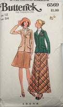 Load image into Gallery viewer, 1970&#39;s Vintage Sewing Pattern: Butterick 6569
