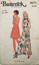 Load image into Gallery viewer, 1970&#39;s Vintage Sewing Pattern: Butterick 6671
