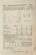 Load image into Gallery viewer, 1954 Vintage Sewing Pattern: Butterick 7083
