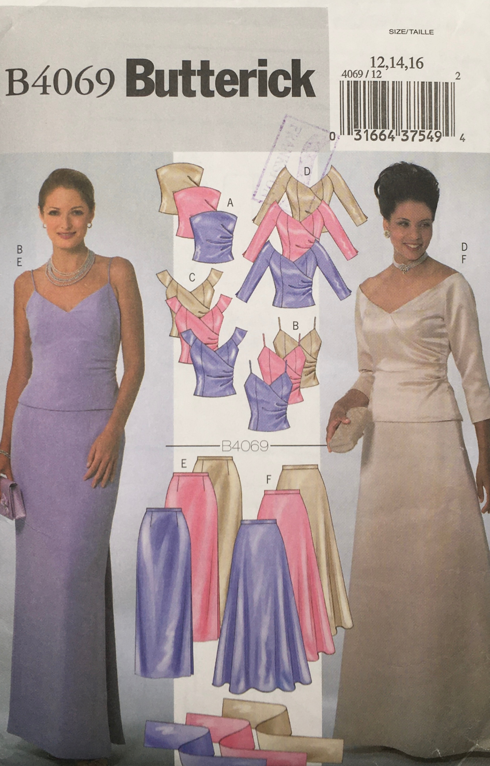 B4069 Pattern 2003 Sewing Pattern: Butterick B4069 – Vintage Stitch Australia