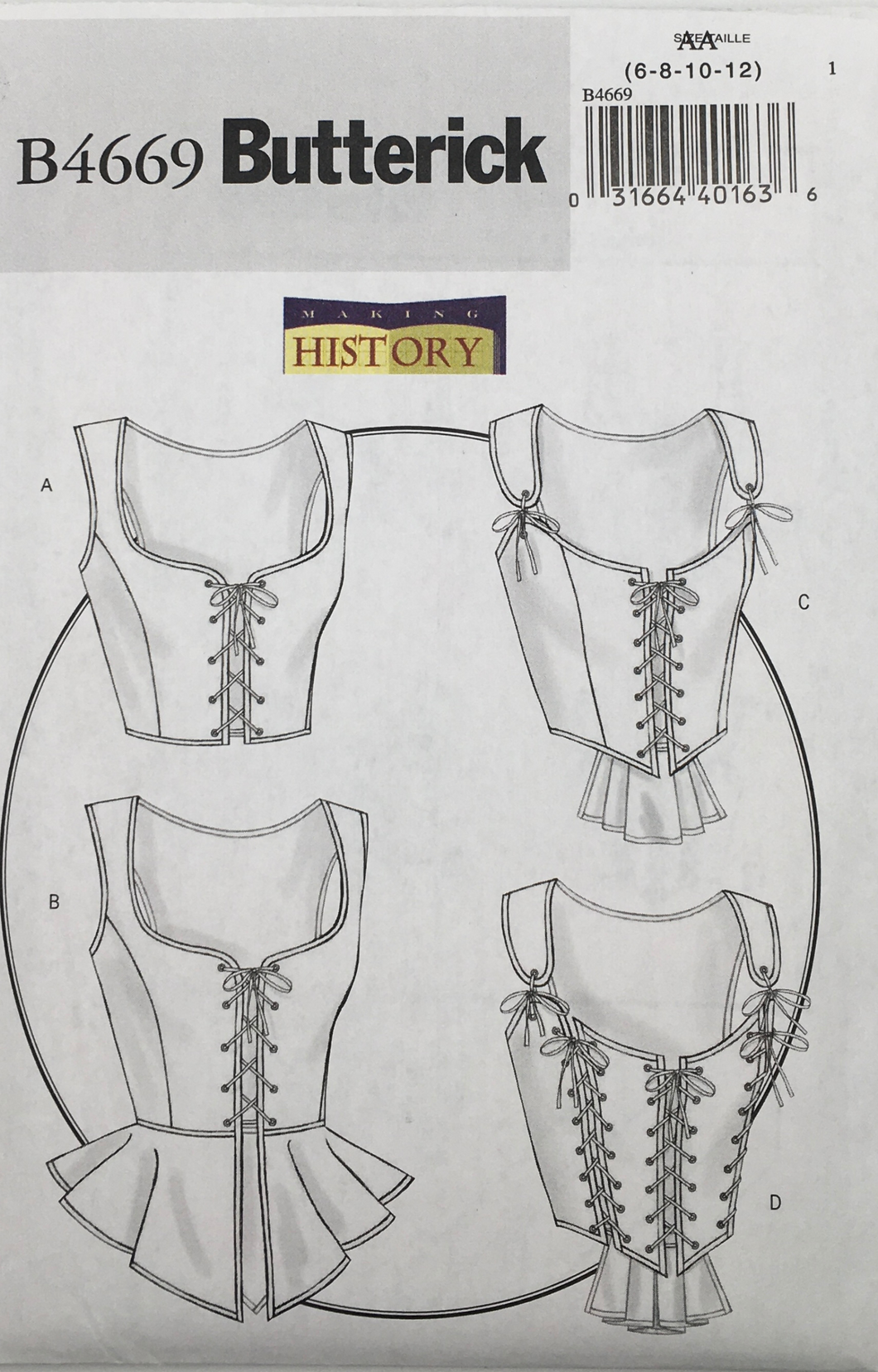 2005 Sewing Pattern: Butterick B4669