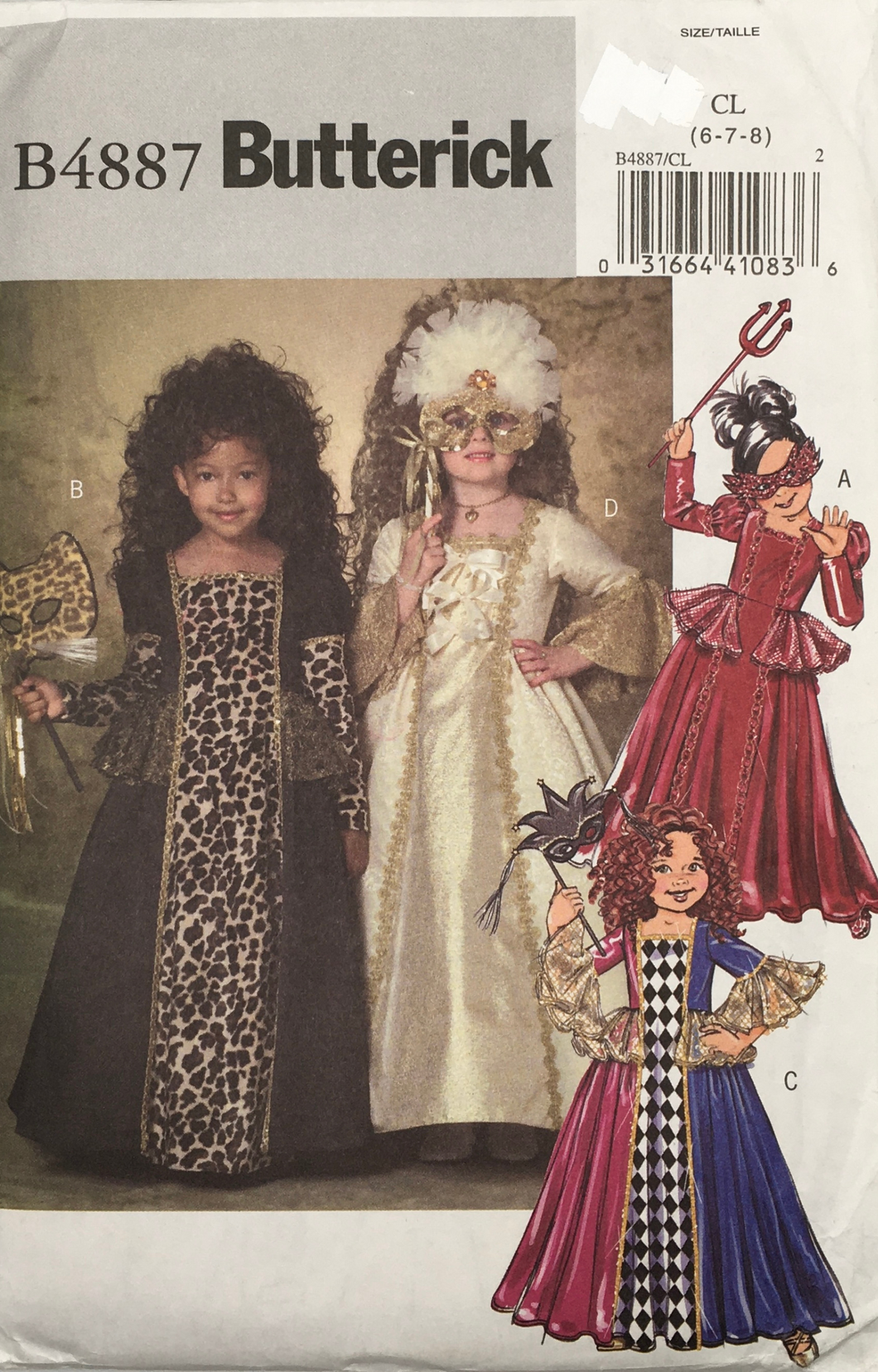 2006 Sewing Pattern: Butterick B4887