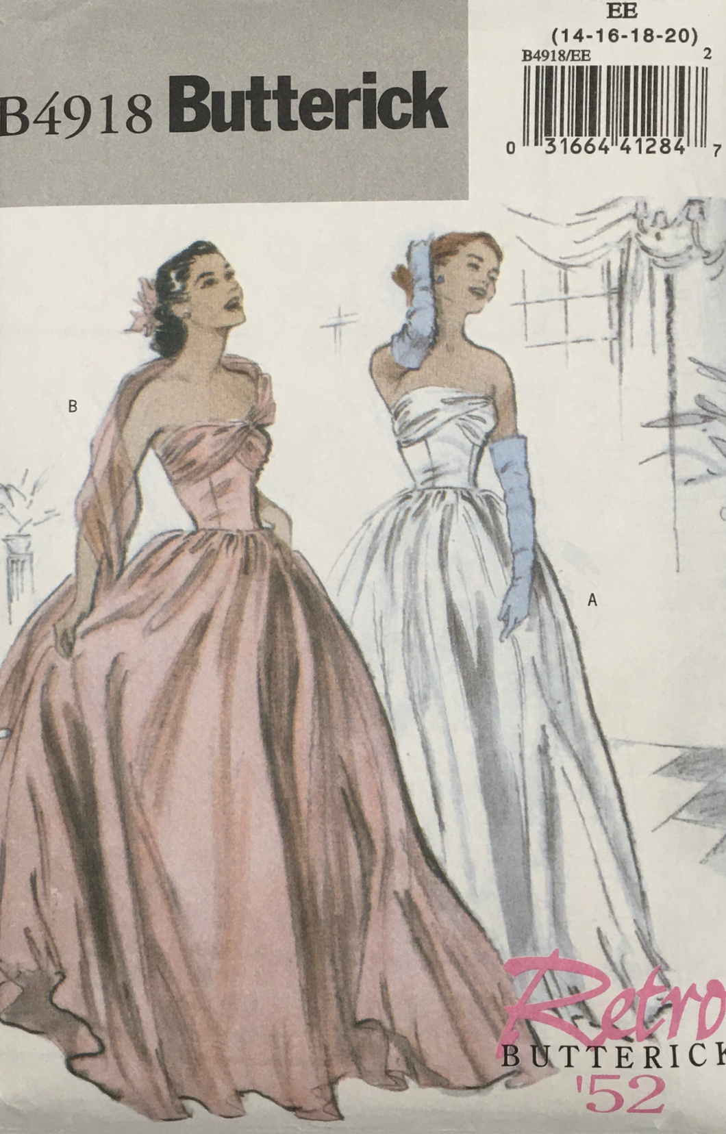 1952 Reproduction Sewing Pattern: Butterick B4918