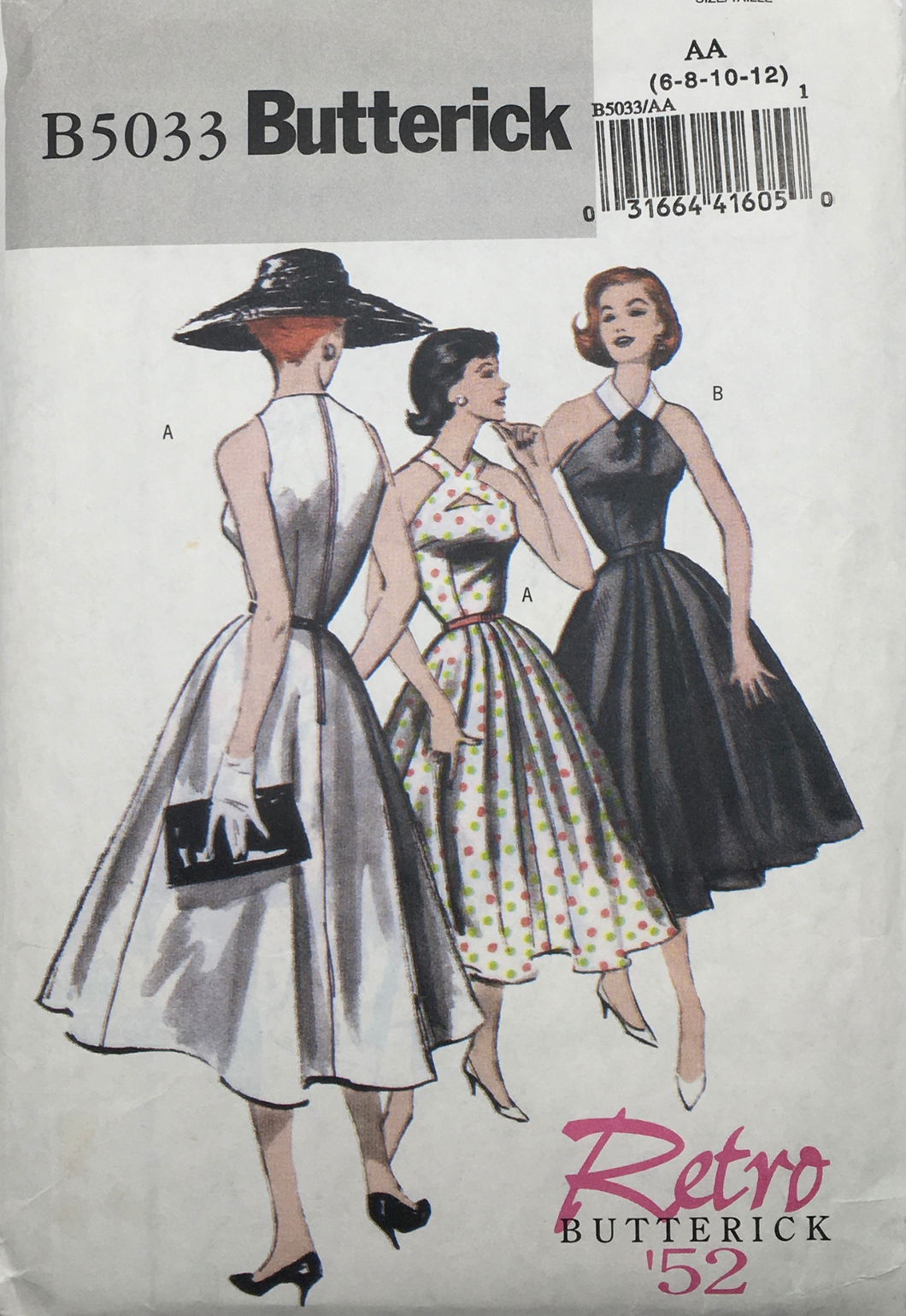 1952 Reproduction Sewing Pattern: Butterick B5033