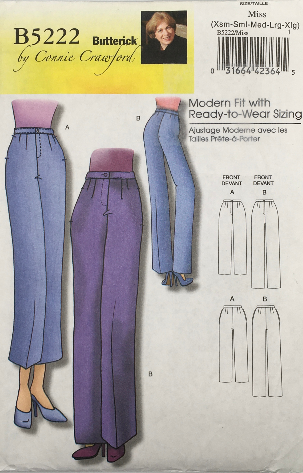 2008 Sewing Pattern: Butterick B5222