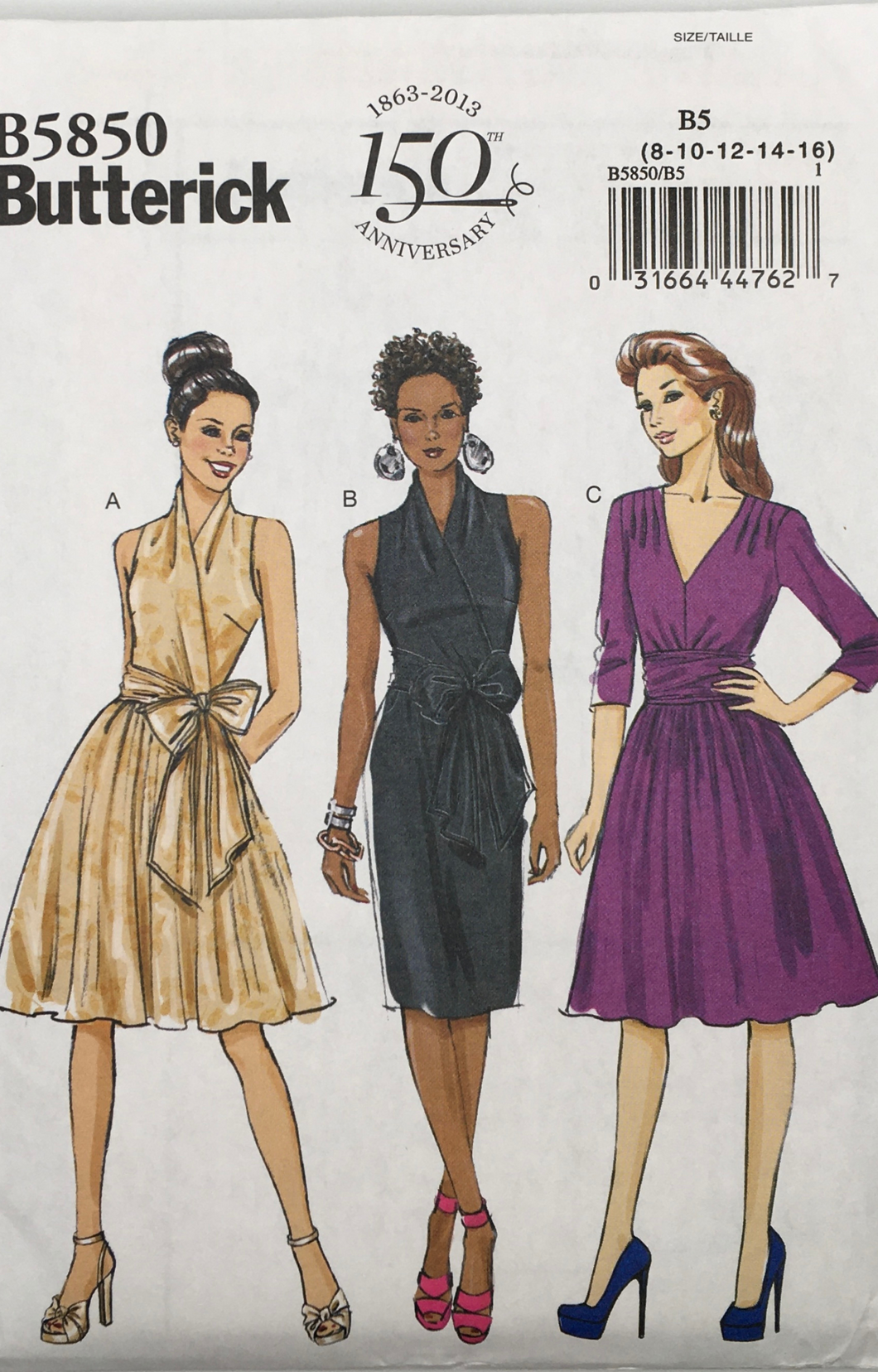 2012 Sewing Pattern: Butterick B5850