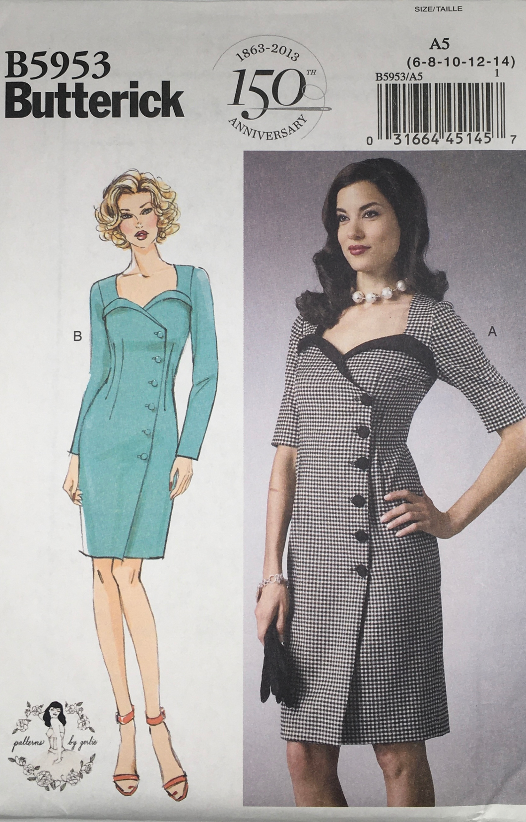 2013  Sewing Pattern: Butterick B5953