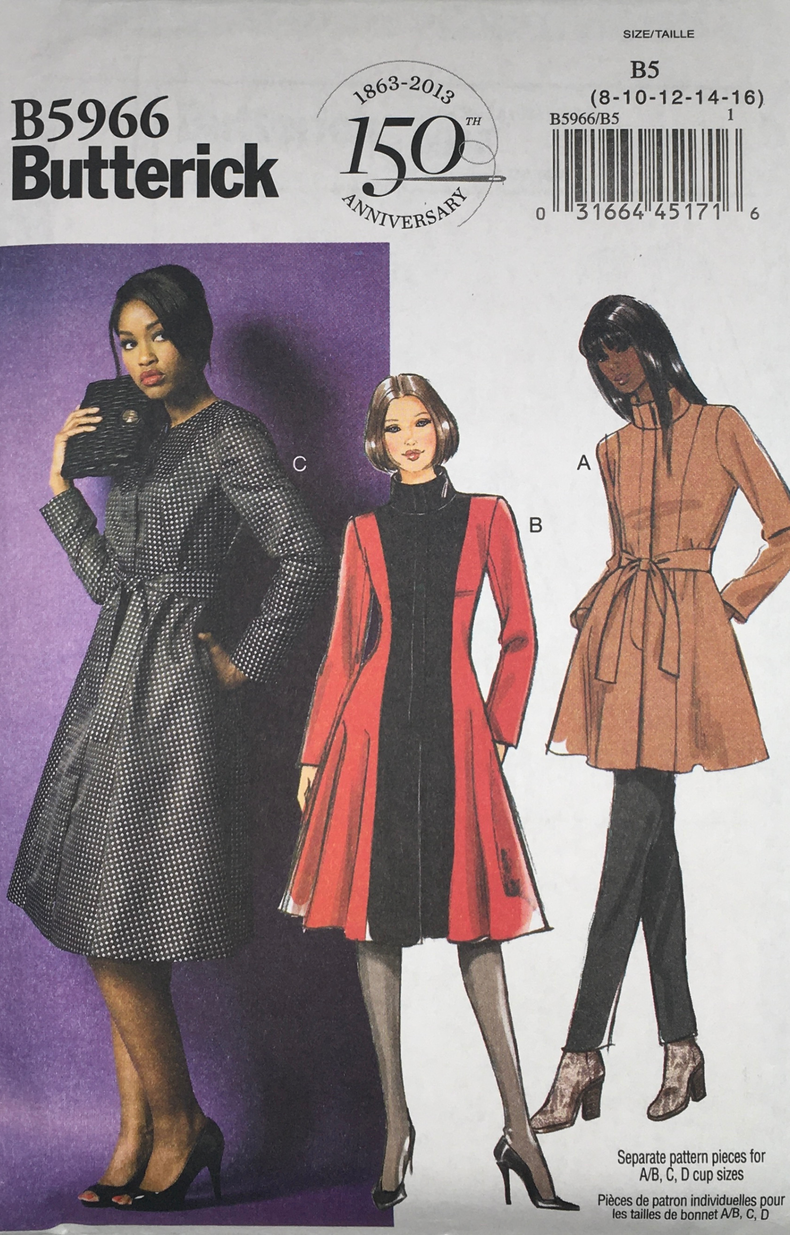 2013 Sewing Pattern: Butterick B5966 – Vintage Stitch Australia
