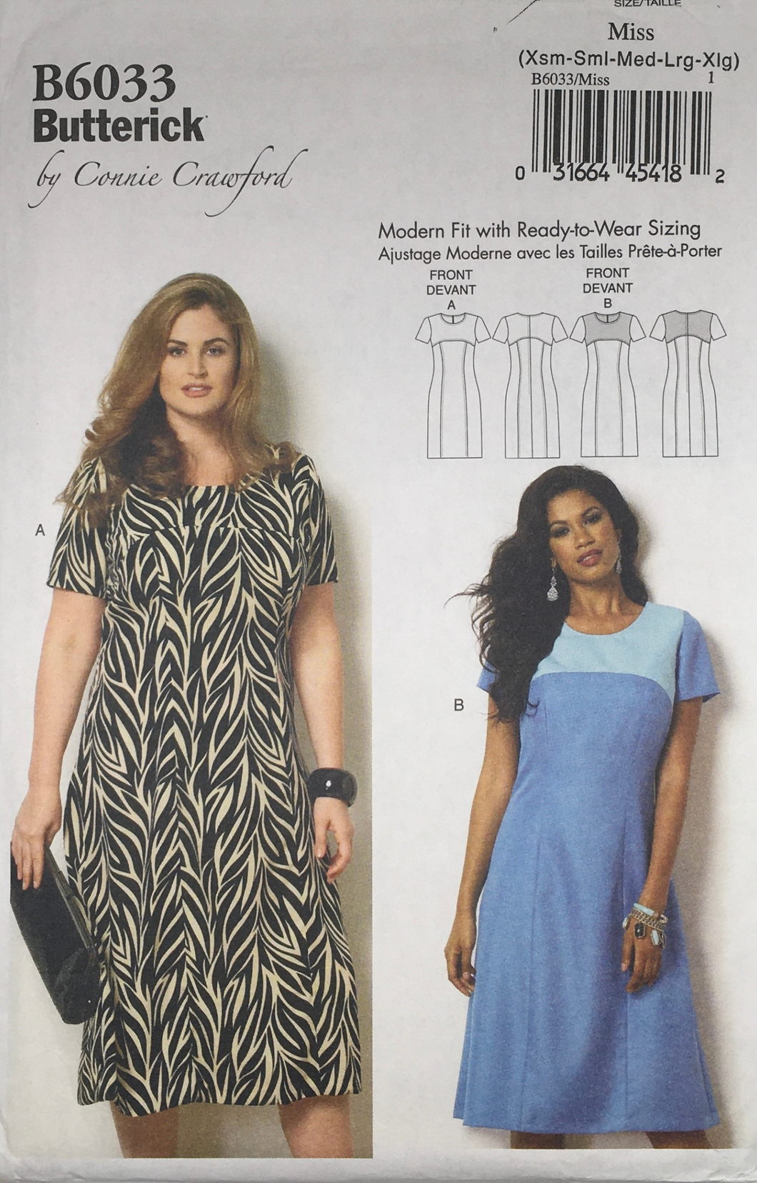 2014  Sewing Pattern: Butterick B6033