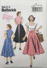 Load image into Gallery viewer, 1952 Reproduction Sewing Pattern: Butterick B6212
