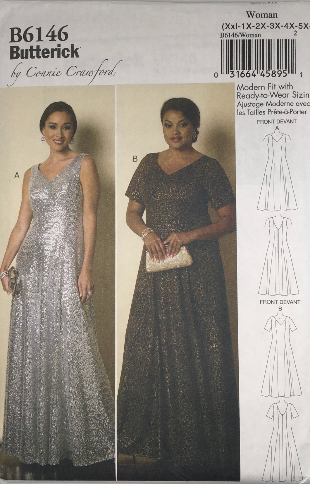 Sewing Pattern :Butterick B6146