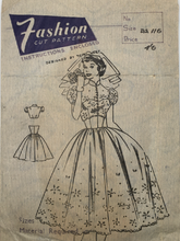 Load image into Gallery viewer, 1950&#39;s Vintage Sewing Pattern: Fashion Cut 116
