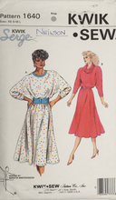 Load image into Gallery viewer, 1987 Vintage Sewing Pattern: Kwik Sew 1640
